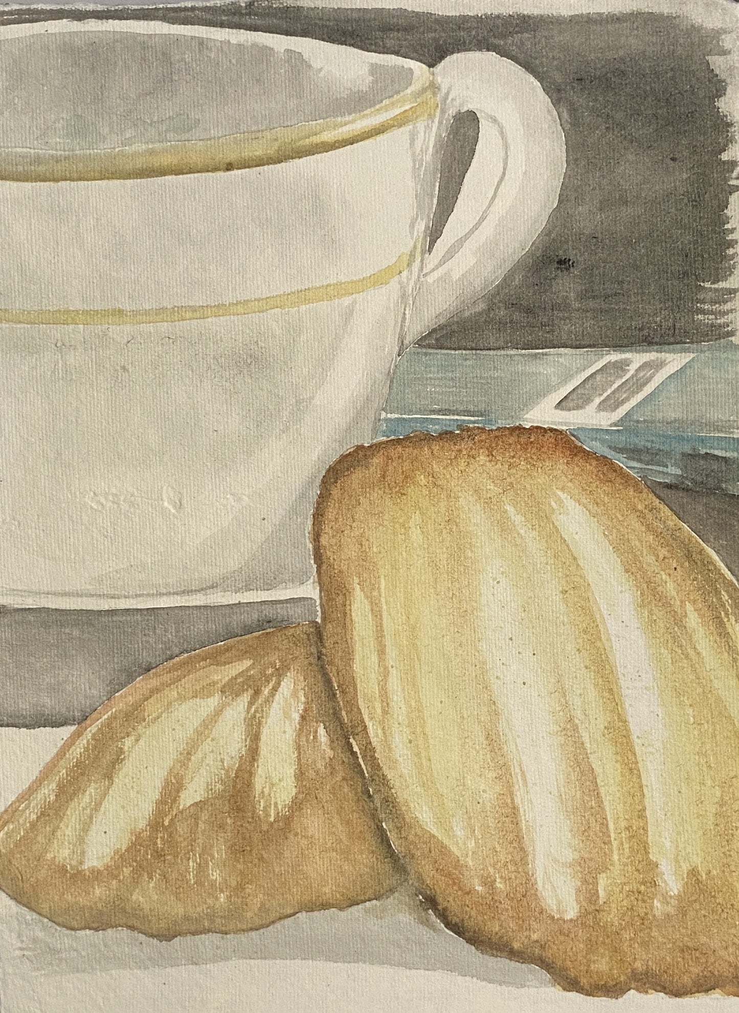Madeleine Watercolour Study - matte art print