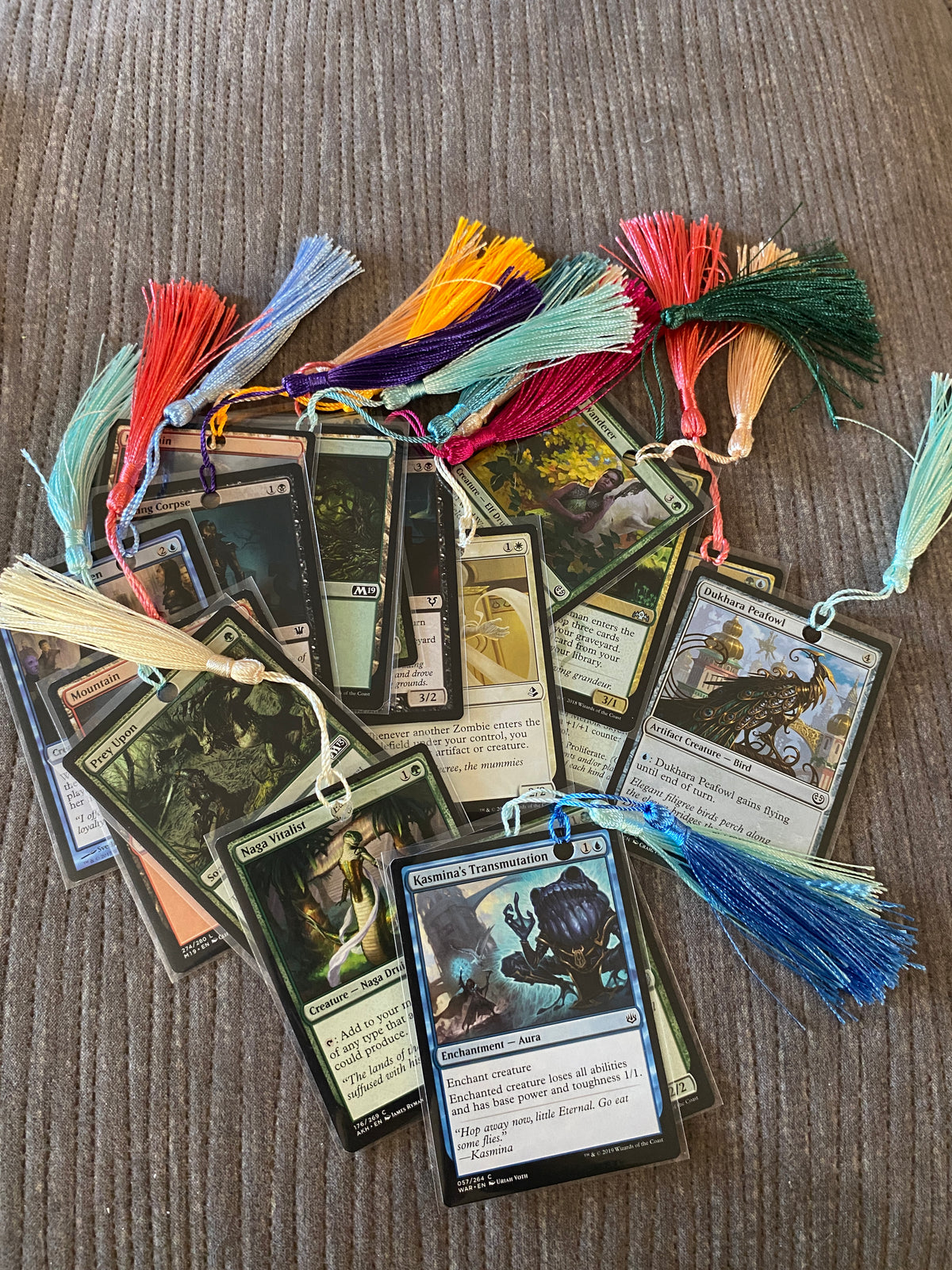 Repurposed Magic The Gathering Cards Bookmark