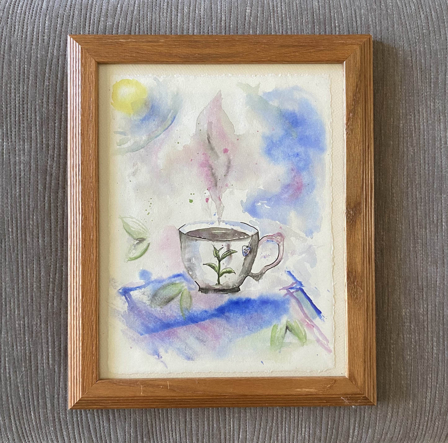 The Spirit of Tea - Original watercolour by J.W. Bullard