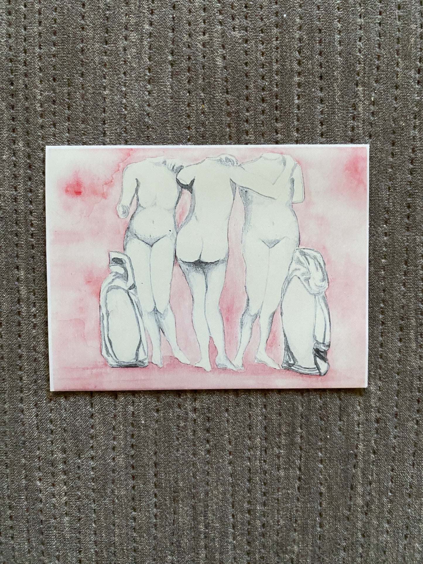 Study of The Three Graces - matte art print