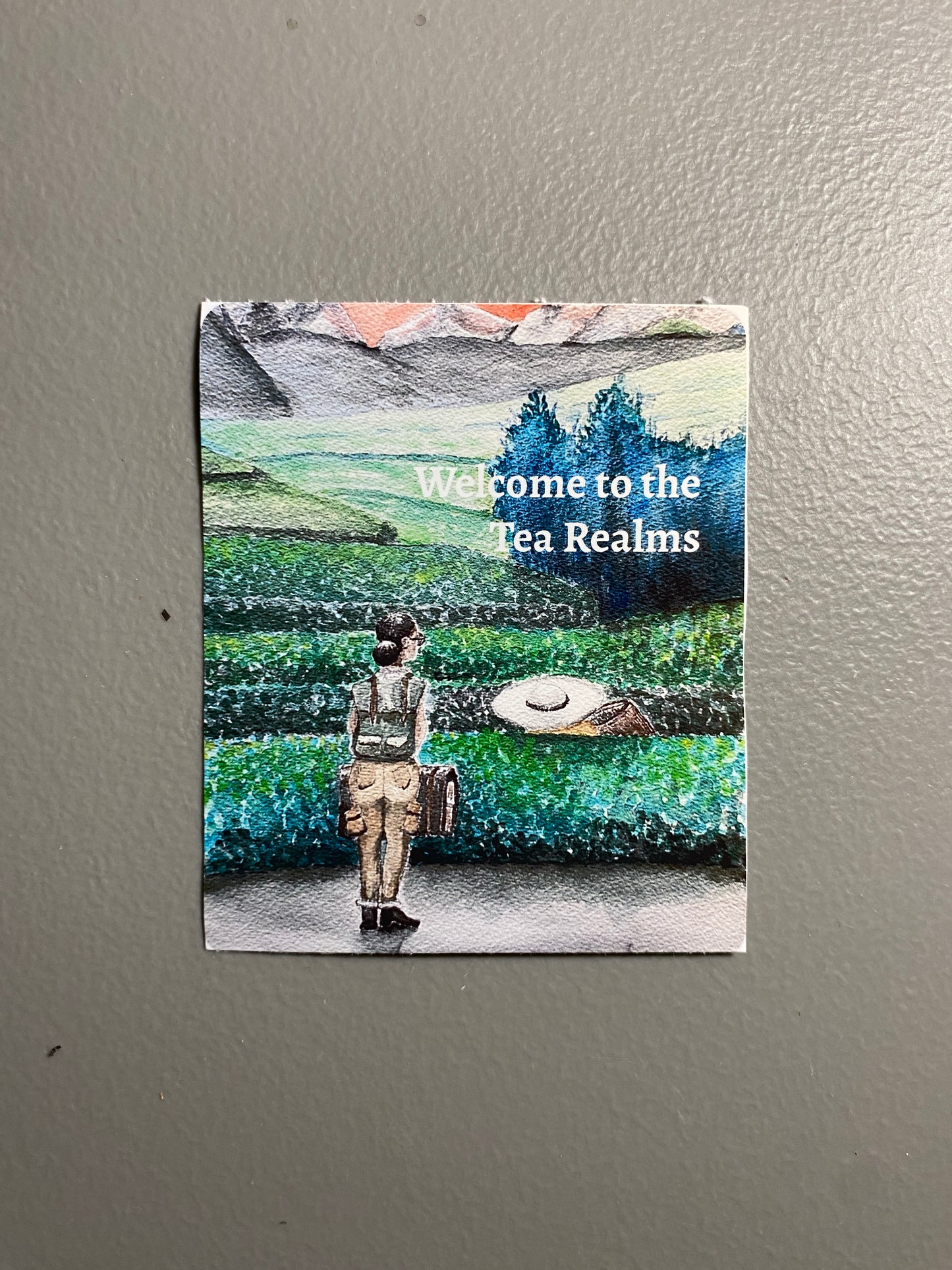 Welcome to the Tea Realms - STICKER