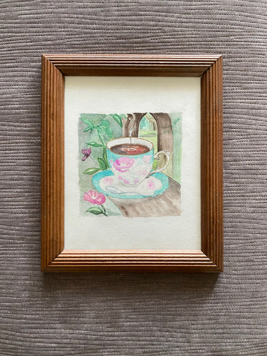 Teacup Study - Original watercolour by J.W. Bullard