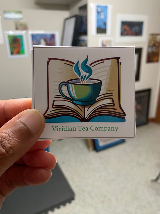 VTC Book and Tea - STICKER