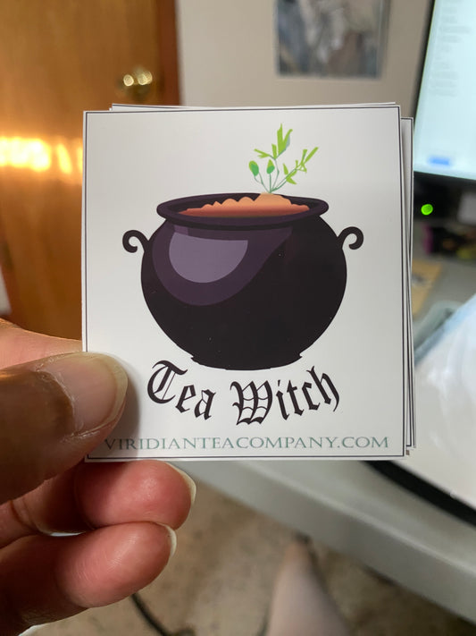 Tea Witch - STICKER (large)