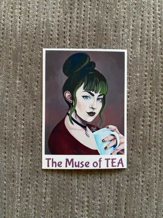 The Muse of TEA - STICKER