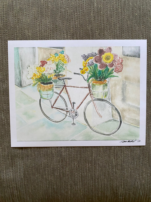 Lovely Bicycle - matte photo print